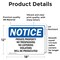 Signmission Private Property No Trespassing No Loitering OSHA Notice Sign, Vinyl Decal, 18in W x 12in L, 2PK OS-2PACK-NS-D-1218-L-17847 - alternate 2